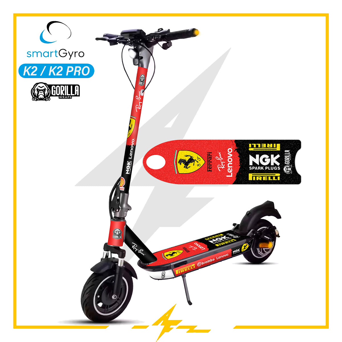 Vinilo para patinete eléctrico Smartgyro K2 Ferrari
recambios patinete eléctrico
tienda de repuestos de patinetes eléctricos
recambios patinetes
repuestos de patinetes
accesorios patinete eléctrico
accesorios patinete
repuestos patinete
piezas de patinete eléctrico
piezas patinete electrico
ruedas patinete
taller del patinete
piezas de repuesto patinete eléctrico
af scooters